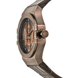 Maserati Potenza Brown Dial Brown Leather Strap Watch For Men - R8851108011 Authentic Buy Shop Now
