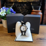 Gucci G Timeless XL White Dial Two Tone NATO Strap Watch For Men - YA126243 Authentic Buy Shop Now