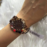 Marc Jacobs Amy Grey Dial Two Tone Steel Strap Watch for Women - MBM3195 Authentic Buy Shop Now