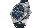 Breitling Avenger Chronograph 45mm Blue Dial Blue Calfskin Strap Watch for Men - A13317101C1X2 Authentic Buy Shop Now