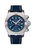 Breitling Avenger Chronograph 43 Blue Dial Blue Nylon Strap Watch for Men - A13385101C1X1 Authentic Buy Shop Now