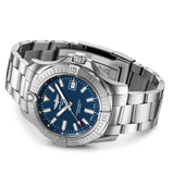 Breitling Avenger Automatic 43mm Blue Dial Silver Steel Strap Watch for Men - A17318101C1A1 Authentic Buy Shop Now