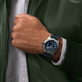 Breitling Avenger Automatic 43mm Blue Dial Blue Nylon Strap Watch for Men - A17318101C1X2 Authentic Buy Shop Now