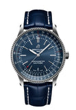 Breitling Navitimer Automatic 41 Blue Dial Blue Leather Strap Watch for Men - A17326161C1P3 Authentic Buy Shop Now