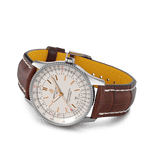 Breitling Navitimer 1 Automatic 41mm White Dial Brown Leather Strap Mens Watch - U17326241G1P2 Authentic Buy Shop Now