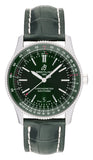 Breitling Navitimer Automatic 41mm Green Dial Green Leather Strap Watch for Men - A17326361L1P1 Authentic Buy Shop Now