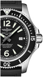 Breitling Superocean II 44mm Black Dial Black Rubber Strap Watch for Men - A17367D71B1S2 Authentic Buy Shop Now