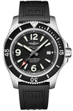 Breitling Superocean II 44mm Black Dial Black Rubber Strap Watch for Men - A17367D71B1S2 Authentic Buy Shop Now