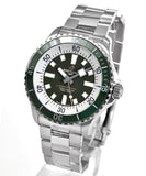 Breitling Superocean Automatic 44mm Navy Green Dial Green Rubber Strap Watch for Men - A17376A31L1A1 Authentic Buy Shop Now