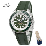 Breitling Superocean Automatic 44 Green Dial Green Rubber Strap Watch for Men - A17376A31L1S1 Authentic Buy Shop Now