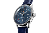 Breitling Navitimer Automatic 35 Blue Dial Blue Leather Strap Watch for Men - A17395161C1P1 Authentic Buy Shop Now