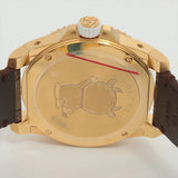 Gucci Dive Doraemon Brown Dial Brown Leather Strap Watch For Men - YA136334 Authentic Buy Shop Now