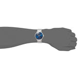 Calvin Klein High Noon Quartz Blue Dial Silver Mesh Bracelet Watch for Men - K8M2112N Authentic Buy Shop Now