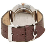 Coach Perry White Dial Brown Leather Strap Watch for Women - 14503154 Authentic Buy Shop Now