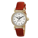 Coach Madison White Dial Red Leather Strap Watch for Women - 14502400 Authentic Buy Shop Now