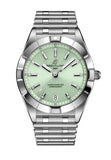 Breitling Chronomat 32 Diamonds Green Dial Silver Steel Strap Watch for Women - A77310101L1A1 Authentic Buy Shop Now