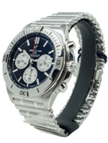 Breitling Chronomat B01 42mm Black Dial Silver Steel Strap Watch for Men - AB0134101B1A1 Authentic Buy Shop Now