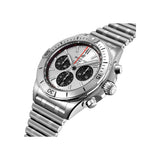 Breitling Chronomat B01 42mm Silver Dial Silver Steel Strap Watch for Men - AB0134101G1A1 Authentic Buy Shop Now