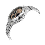 Breitling Chronomat B01 42 Brown Dial Silver Steel Strap Watch for Men - AB0134101K1A1 Authentic Buy Shop Now