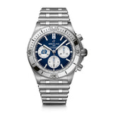 Breitling Chronomat B01 42 Six Nations Scotland Blue Dial Silver Steel Strap Watch for Men - AB0134A51C1A1 Authentic Buy Shop Now