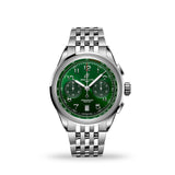 Breitling Premier B01 Chronograph 42 Green Dial Silver Steel Strap Watch for Men - AB0145371L1A1 Authentic Buy Shop Now