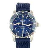 Breitling Superocean Heritage B20 Automatic 42 Blue Dial Blue Mesh Bracelet Watch for Men - AB2010161C1S1 Authentic Buy Shop Now