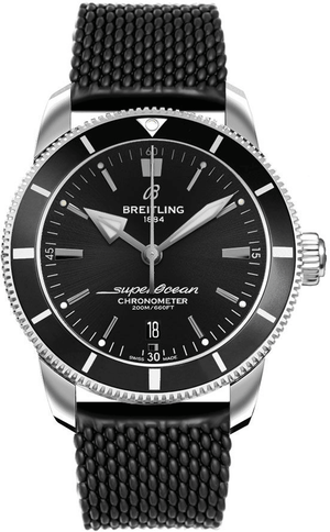 Breitling Superocean Heritage B20 Automatic 44 Black Dial Black Mesh Bracelet Watch for Men - AB2030121B1S1 Authentic Buy Shop Now