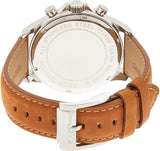 Michael Kors Gage Chronograph Quartz Black Dial Brown Leather Strap Watch For Men - MK8333 Authentic Buy Shop Now