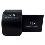 Armani Exchange Hampton Chronograph Black Dial Silver Steel Strap Watch For Men - AX2152 Authentic Buy Shop Now