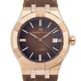 Maurice Lacroix Aikon Automatic Brown Dial Brown Leather Strap Watch For Men - AI6008-BRZ01-730-3 Authentic Buy Shop Now