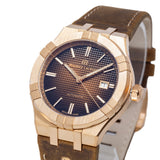 Maurice Lacroix Aikon Automatic Brown Dial Brown Leather Strap Watch For Men - AI6008-BRZ01-730-3 Authentic Buy Shop Now