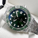 Maurice Lacroix Aikon Venturer Green Dial Silver Steel Strap Watch for Men - AI6057-SSL52-630-1 Authentic Buy Shop Now