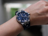 Maurice Lacroix Aikon Venturer Blue Dial Blue Rubber Strap Watch for Men - AI6058-SS001-430-1 Authentic Buy Shop Now