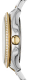 Fossil Cecile White Dial Two Tone Steel Strap Watch for Women - AM4543 Authentic Buy Shop Now