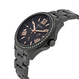 Fossil Cecile Multi Function Crystals Black Dial Black Steel Strap Watch for Women - AM4522 Authentic Buy Shop Now
