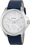 Fossil Cecile White Dial Blue Leather Strap Watch for Women - AM4531 Authentic Buy Shop Now