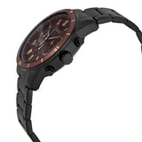 Fossil Grant Sport Chronograph Black Dial Black Steel Strap Watch for Men - FS5374 Authentic Buy Shop Now