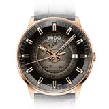 Mido Commander Automatic Black Dial Black Leather Strap Watch For Men - M021.407.36.411.00 Authentic Buy Shop Now