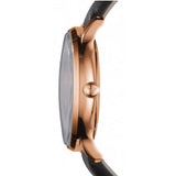 Emporio Armani Classic Quartz Mother of Pearl Dial Brown Leather Strap Watch For Women - AR1601 Authentic Buy Shop Now