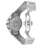 Emporio Armani Classic Chronograph Black Dial Silver Steel Strap Watch For Men - AR2434 Authentic Buy Shop Now