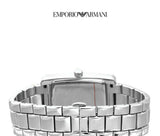 Emporio Armani Classic White Dial Silver Steel Strap Watch For Men - AR0145 Authentic Buy Shop Now
