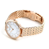 Emporio Armani Kappa Analog Mother of Pearl Dial Rose Gold Steel Strap Watch For Women - AR11006 Authentic Buy Shop Now