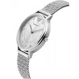 Emporio Armani Kappa Silver Dial Silver Mesh Bracelet Watch For Women - AR11128 Authentic Buy Shop Now