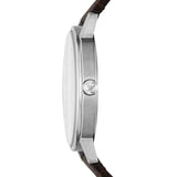 Emporio Armani Kappa Quartz Black Dial Brown Leather Strap Watch For Men - AR11153 Authentic Buy Shop Now