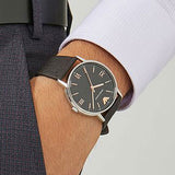 Emporio Armani Kappa Quartz Black Dial Brown Leather Strap Watch For Men - AR11153 Authentic Buy Shop Now