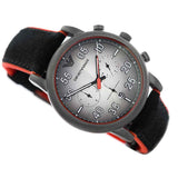 Emporio Armani Chronograph Quartz Grey Dial Black Leather Strap Watch For Men - AR11174 Authentic Buy Shop Now