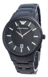 Emporio Armani Renato Black Dial Black Steel Strap Watch for Men - AR11184 Authentic Buy Shop Now