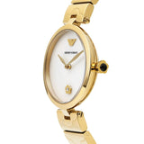 Emporio Armani Arianna Mother of Pearl Dial Gold Steel Strap Watch For Women - AR11198 Authentic Buy Shop Now
