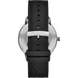 Emporio Armani Giovanni Analog Black Dial Black Leather Strap Watch For Men - AR11210 Authentic Buy Shop Now