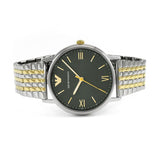 Emporio Armani Kappa Quartz Black Dial Two Tone Mesh Bracelet Watch For Men - AR11228 Authentic Buy Shop Now